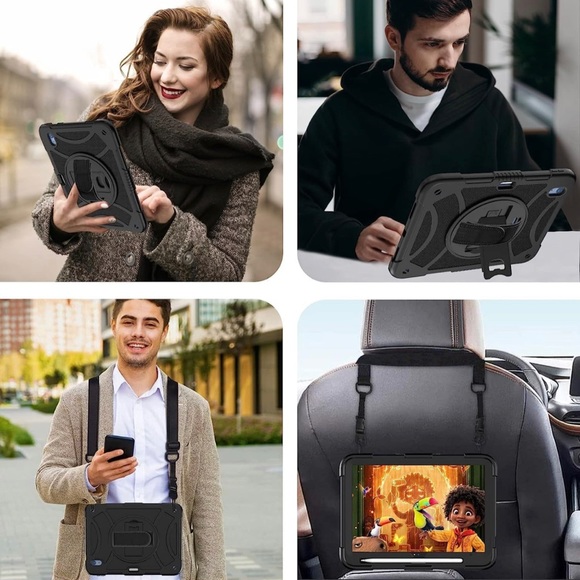 HAIKEDZ iPad 10th Generation Case, Full-Body Drop Protection Case with Pen Holde - Picture 5 of 11